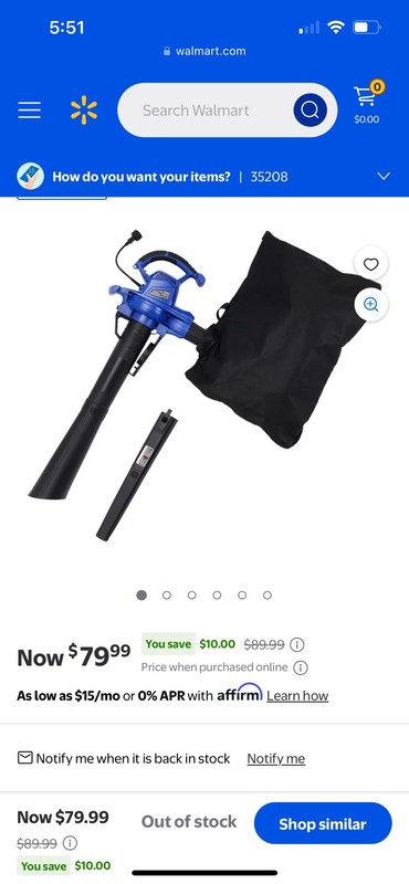 VECELO Leaf Blower & Vacuum, Handheld Electric Blowers for Lawn Care gallery