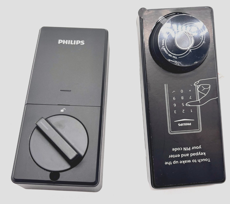 Philips WiFi Smart Deadbolt Door Lock Multiple Access Methods Black gallery