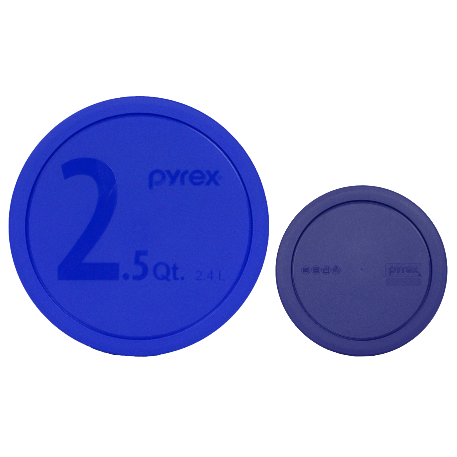 Pyrex 325-PC Blue and 322-PC Blue Plastic Replacement Lid Covers gallery