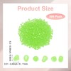 500-Pack Glow in the Dark Rocks, 0.31"-0.47" Resin Pebbles Stones [Green] gallery