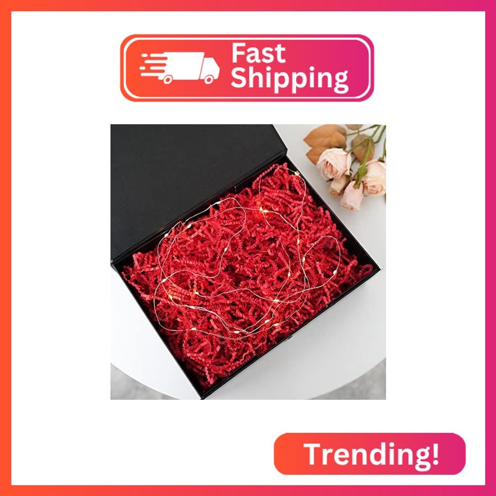 Bobobag - 4oz Crinkle Cut Paper Shred Filler Recyclable Gift Wrap Confetti Raffi gallery