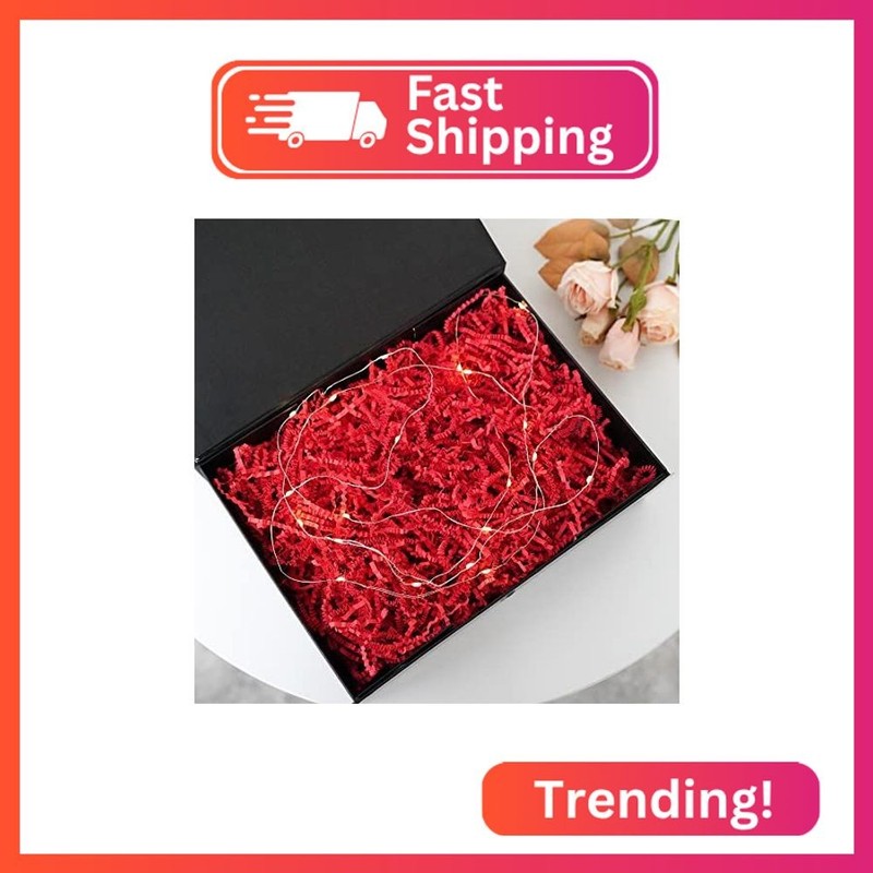 Bobobag - 4oz Crinkle Cut Paper Shred Filler Recyclable Gift Wrap Confetti Raffi gallery