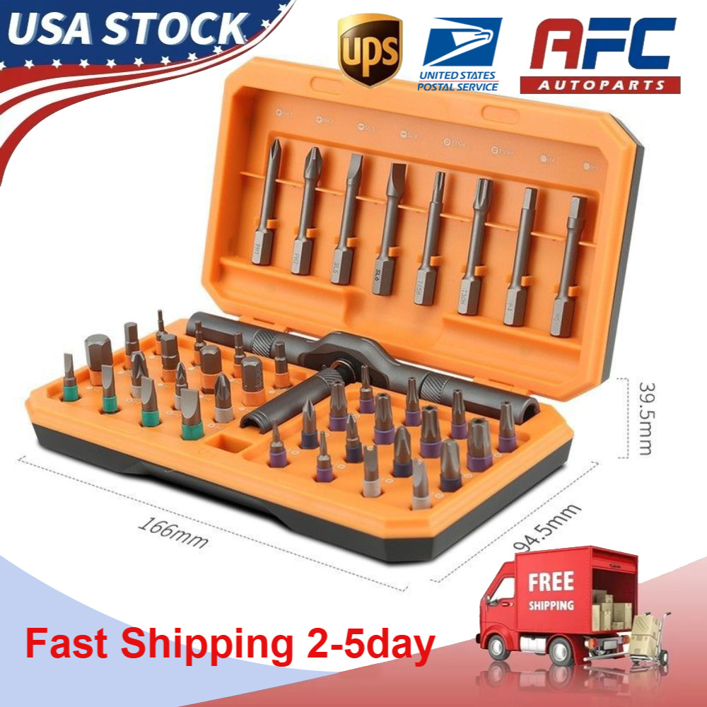 42-in-1 Magnetic Screwdriver Set DIY Ratchet Screwdriver Kit Multi Bit Magnetic gallery