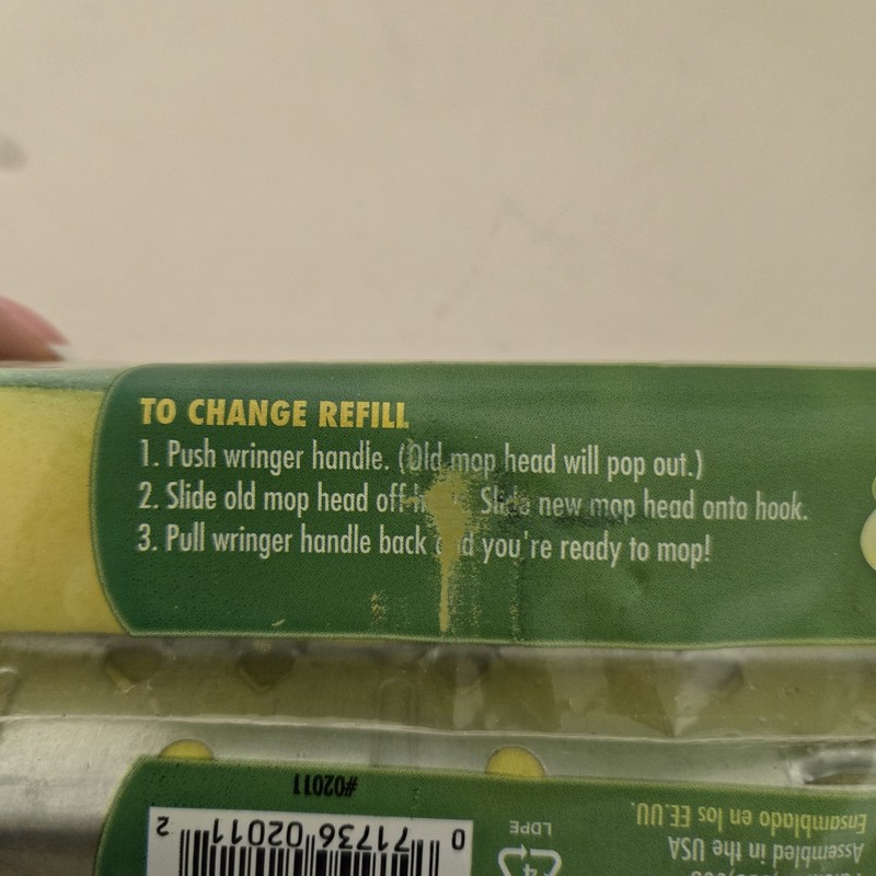 LIBMAN Nitty Gritty #2011 Roller Mop Refill (071736020112) Tear Resistant *NEW gallery