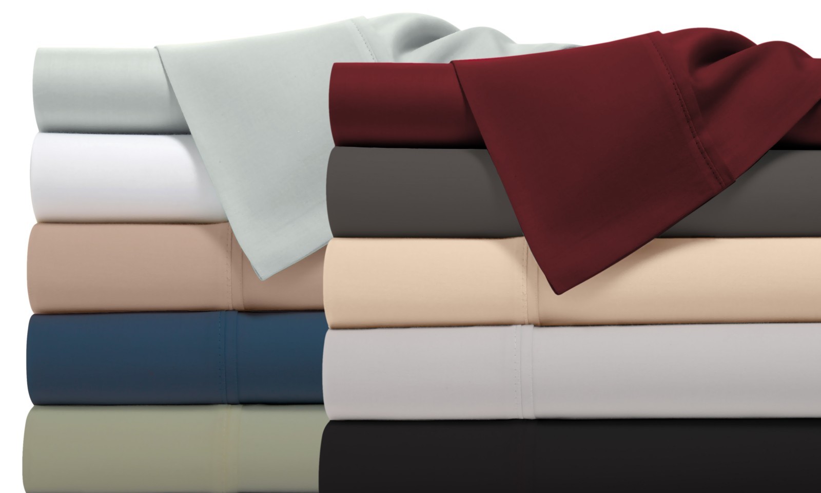 Park Avenue 300 Thread Count 100% Cotton Percale Sheets Set - 10 Colors gallery
