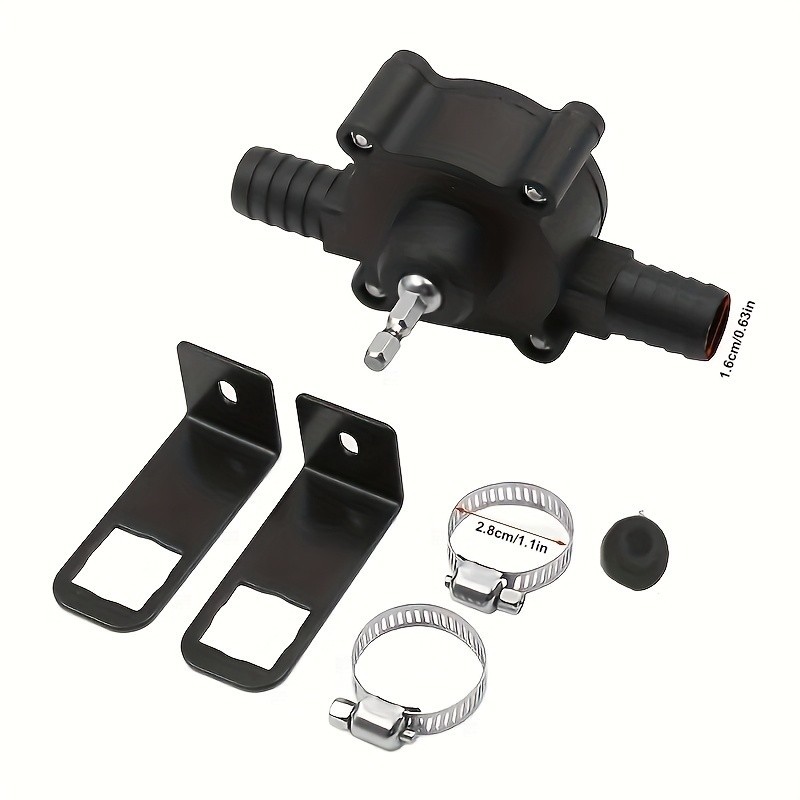 Electric Drill-Driven Liquid Pump - For Water, Oil, Diesel Transfer & Gardening gallery