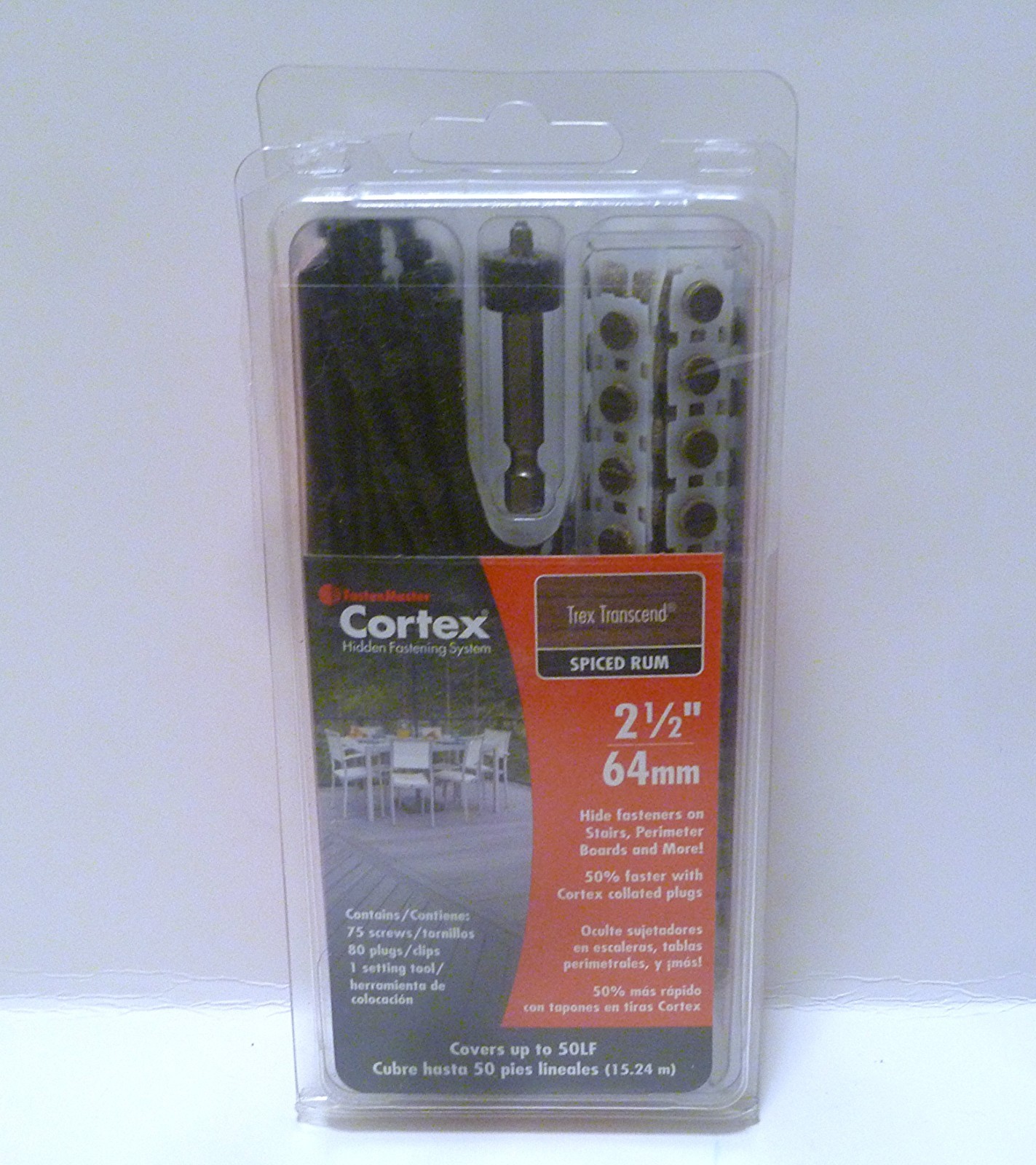 Collated Cortex Fastening System for Trex Transcend Decking 2-1/2" Spiced Rum gallery