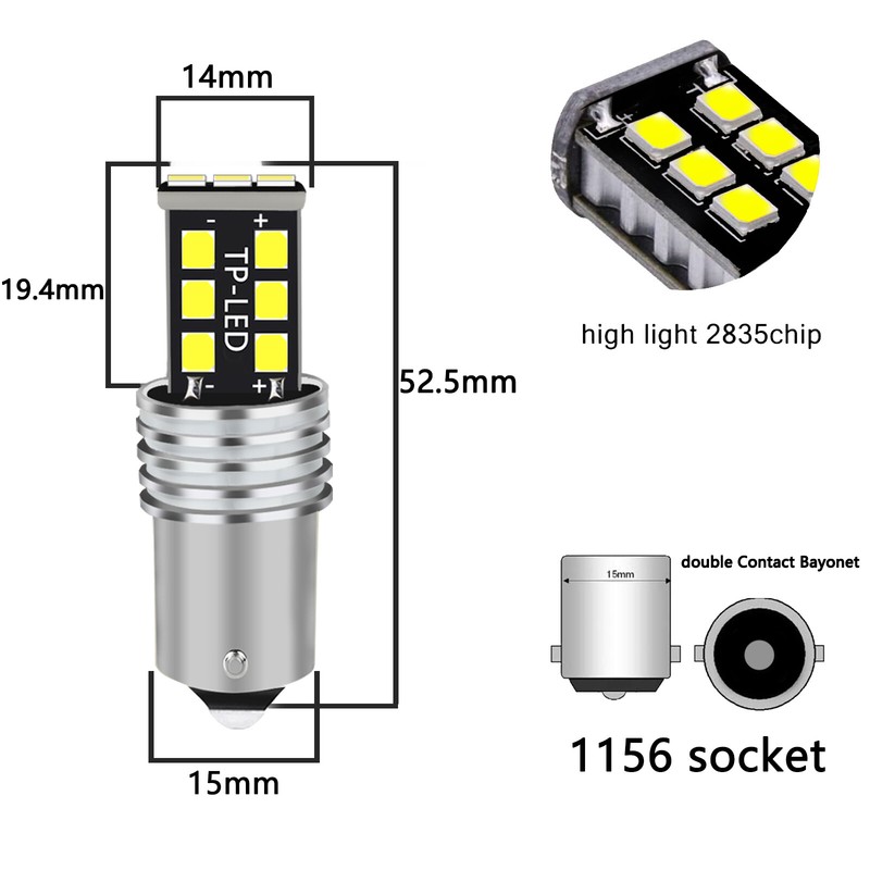 2 SUPER LED Bulbs For Deere D110 E100 E110 E120 E130 E140 E150 E160 E170 E180 US gallery