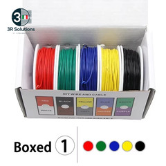 Mixed Kit (5 Colors) PVC Insulation Cable UL1007 Tinned Copper Cable Ele Line