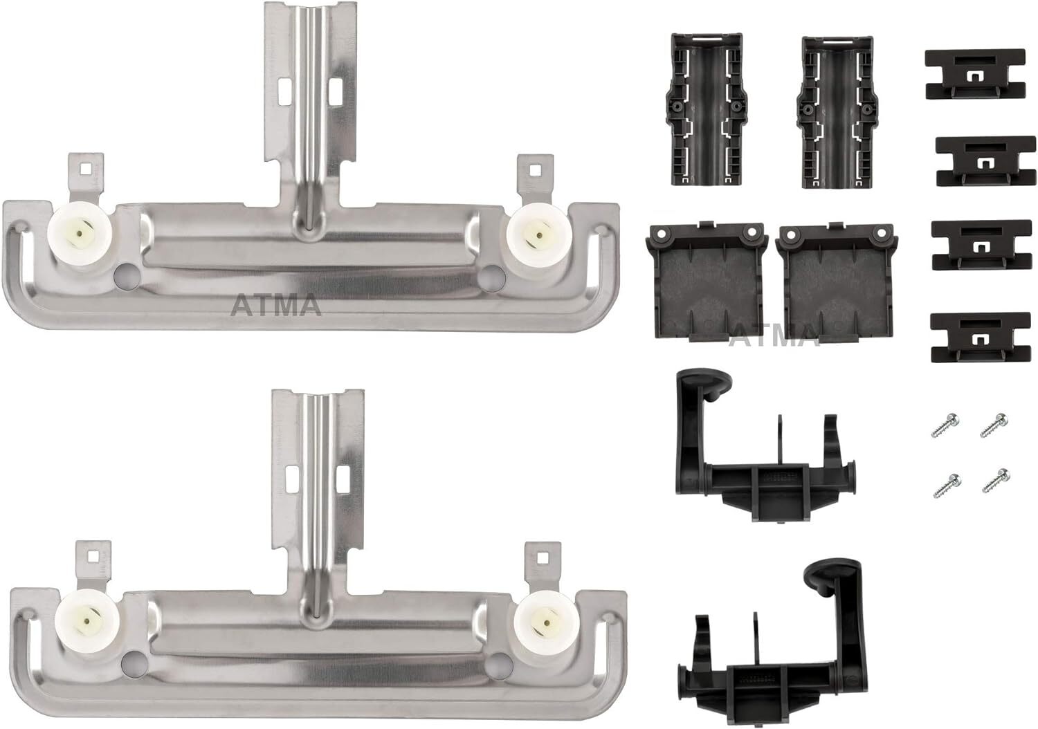 Whirlpool WDT970SAHZ0 Dishwasher Upper Top Dishrack Adjuster Kit gallery