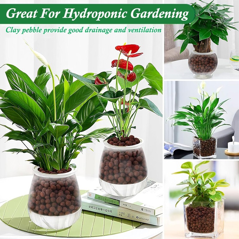 Plant expanded clay pebbles, suitable for indoor, outdoor and hydroponic growth gallery