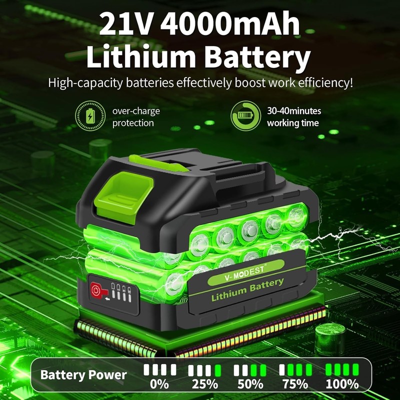 Cordless Stick Water Transfer Pump Head Silent w/1 4000 mAh Battery 720GPH 33FT gallery
