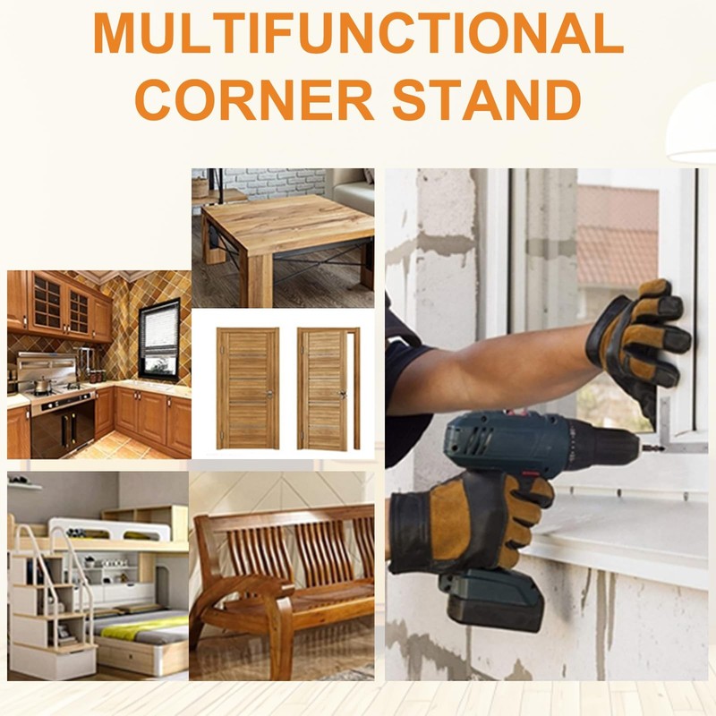 20Pcs Flat L Shape Bracket Flat Corner Brace Shelves,38x38mm Right Angle Corner gallery