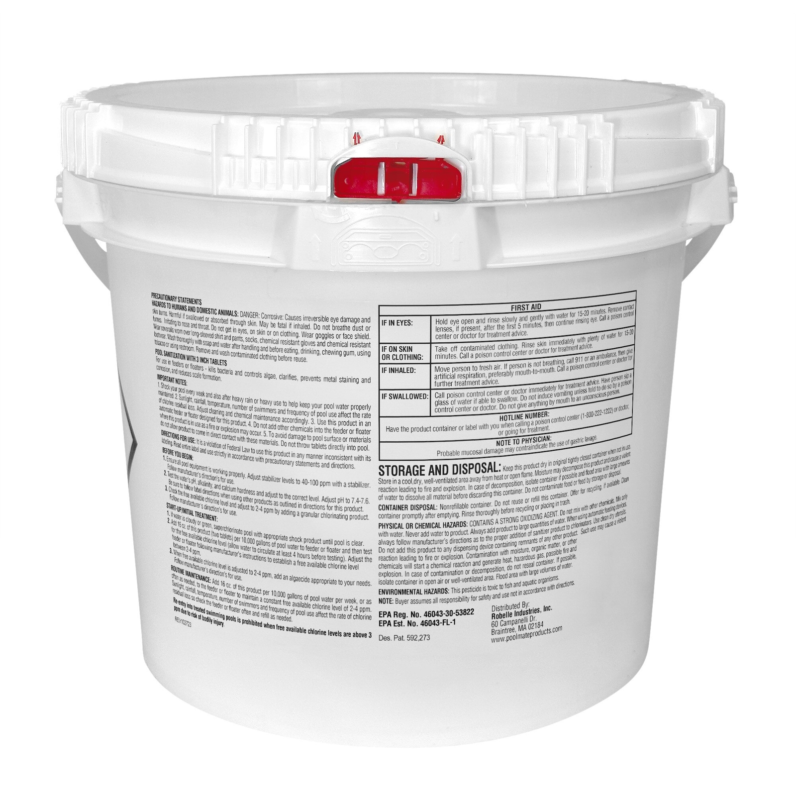 Pool Mate All-in-One 3" Chlorine Tabs - 25 Lbs gallery