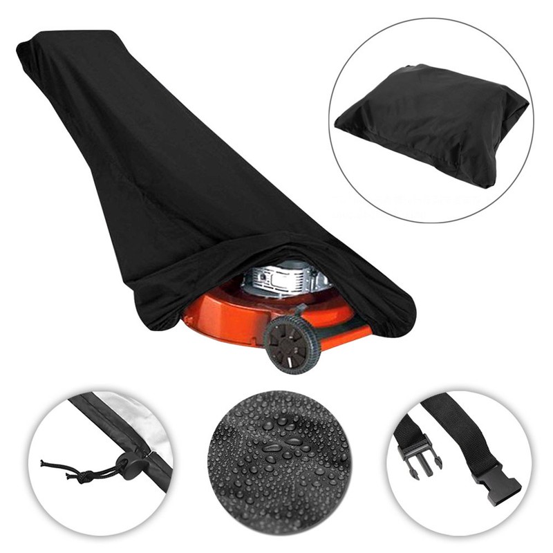 21" Waterproof Walk Behind Push Lawn Mower Cover Storage Rain Dust UV Protector gallery