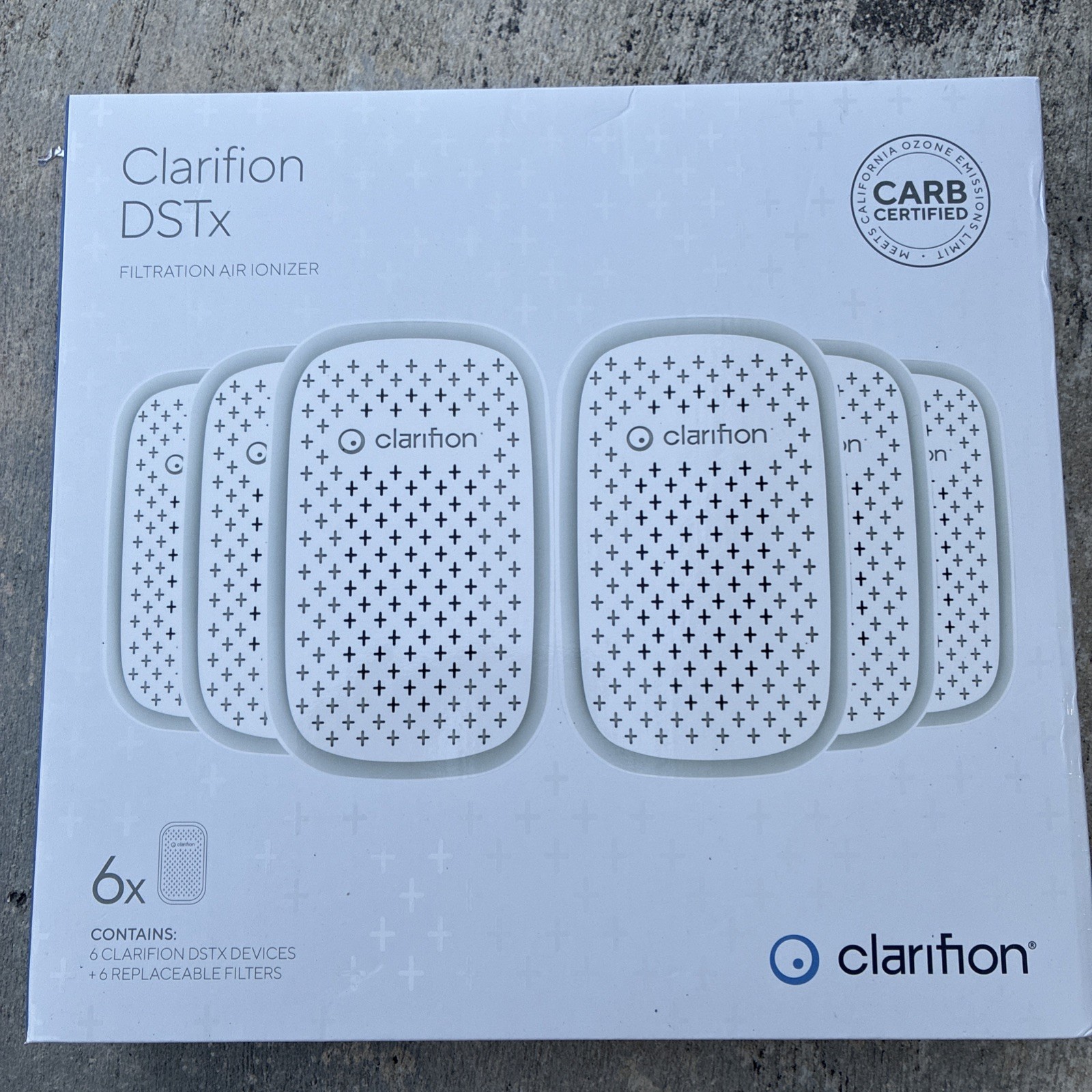 Clarifion DSTx Filtration Air Ionizers (6pk Replaceable Filter(6) New Free-whip gallery