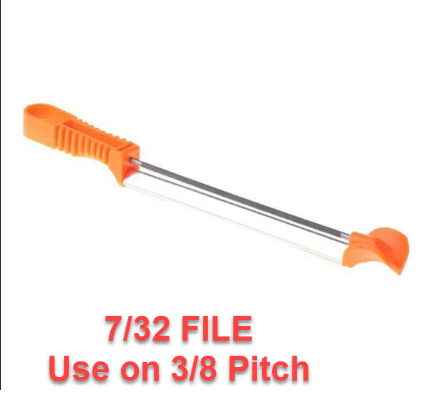 CHAINSAW SHARPENING FILE GUIDE 7/32 USE WITH 3/8 & .404 CHAIN VERY EASY TO USE gallery