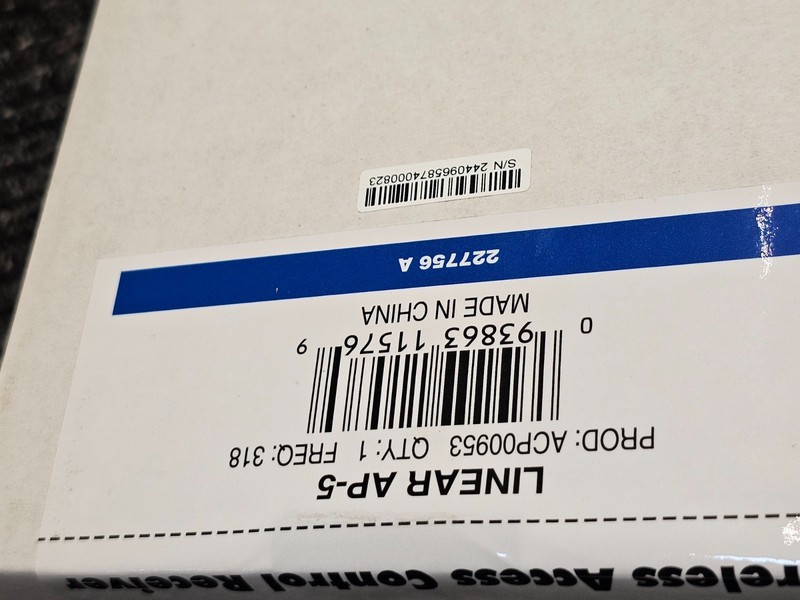 Linear AP5, ACP00953 Wireless Access Controller 318Mhz For Two Gates or Doors gallery