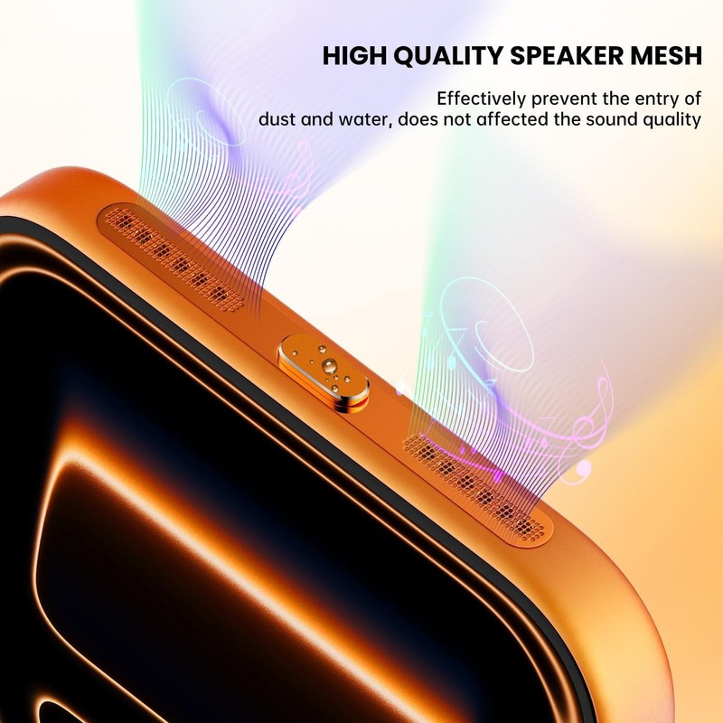 iPhone 17 Pro Max Speaker Protector Cover Accessories - 5PCS USB C Dust Plug & E gallery