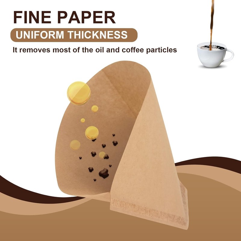 Effortless Brewing: Unbleached Coffee Filters, 100 Count for Moccamaster Models gallery