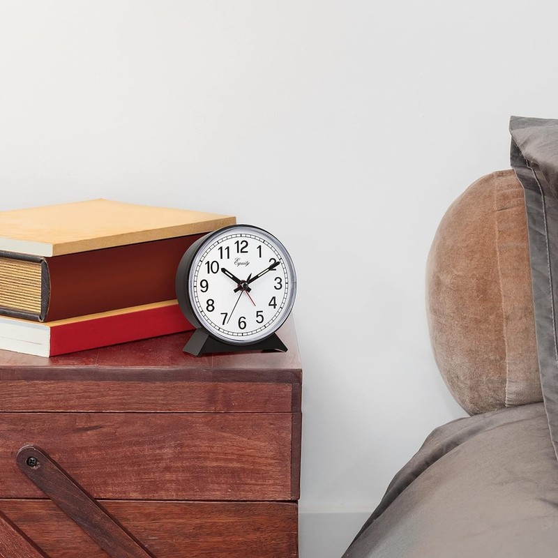 Black Analog Wind-Up Alarm Clock gallery