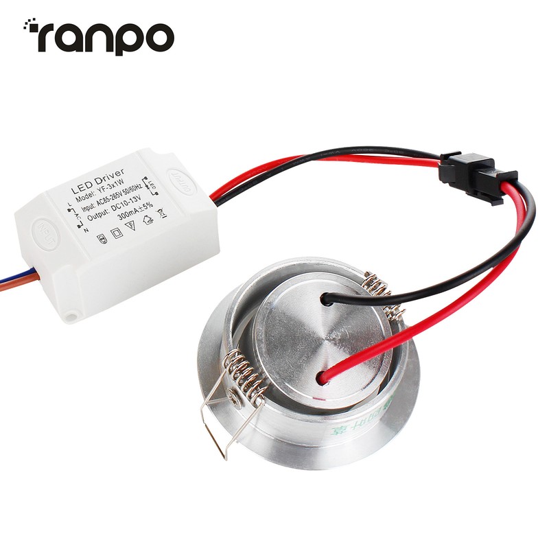 Mini LED Recessed COB Ceiling Light Downlight Bulb 3W 85V-265V High Power Lamps gallery
