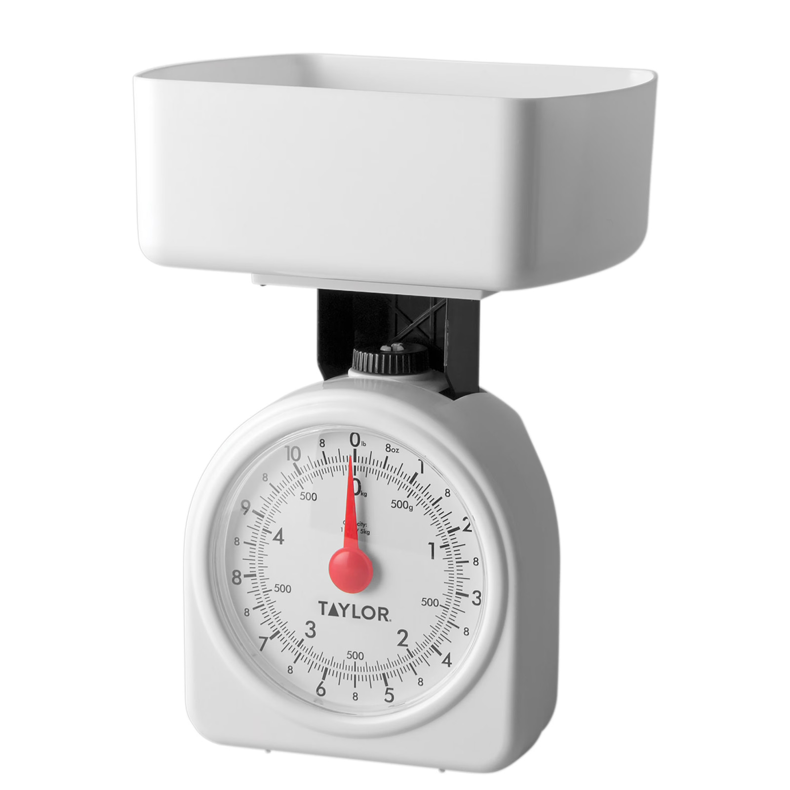 Taylor Mechanical Kitchen Scale and Food Scale in White, Max 11 lbs gallery