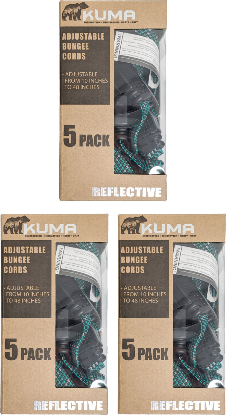 15-PCS 10"-48" Adjustable Bungee /Arctic Teal/camping/outdoor gallery