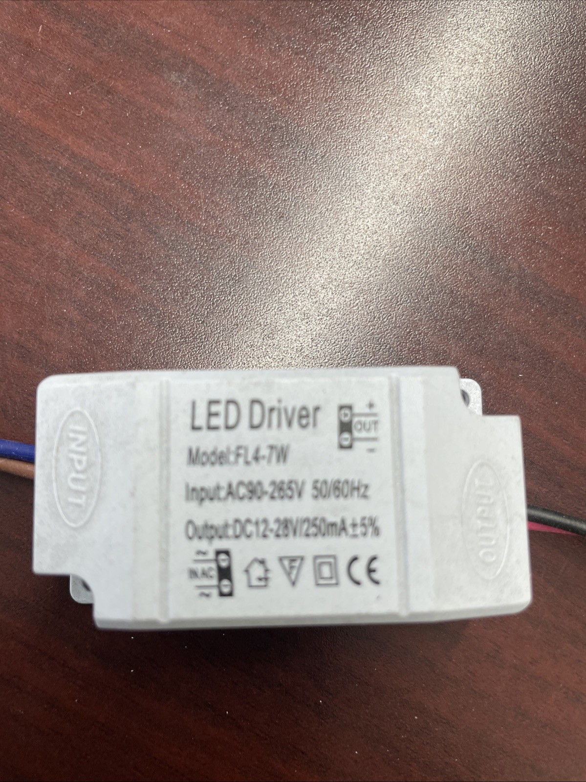 LED Driver FL4-7W AC90-265V 5OUTPUT DC12-28V/250Ma Light Transformer Power Suppl gallery