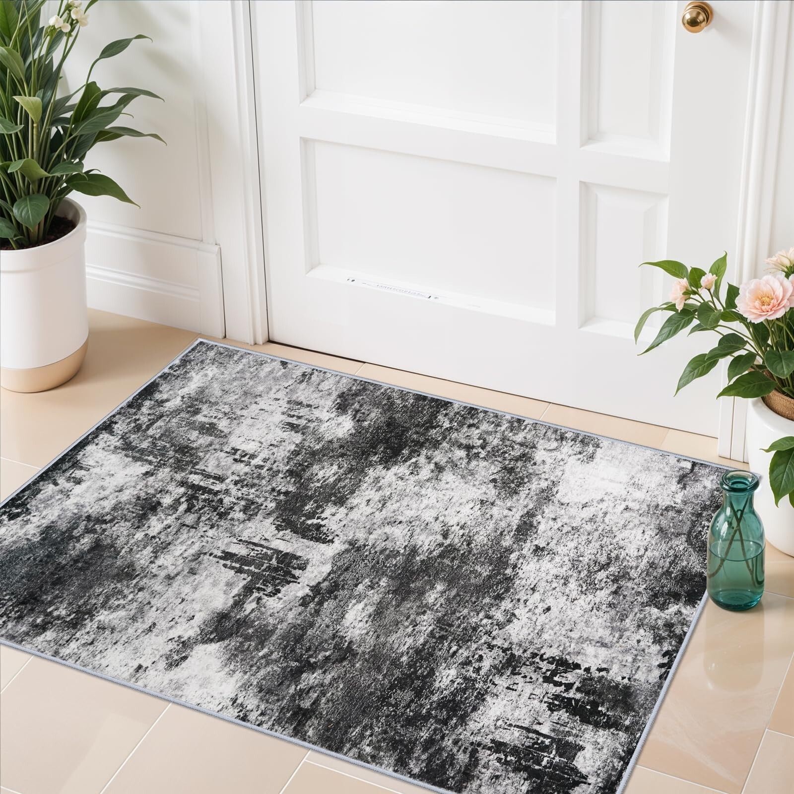 RUUGME 2x3 Abstract Area Rug:Large Washable Living Room Rug Indoor Non Slip L... gallery