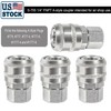 S775 A-Style Air Coupler Push Type 1/4" FNPT NPT Female Pack of 4 gallery