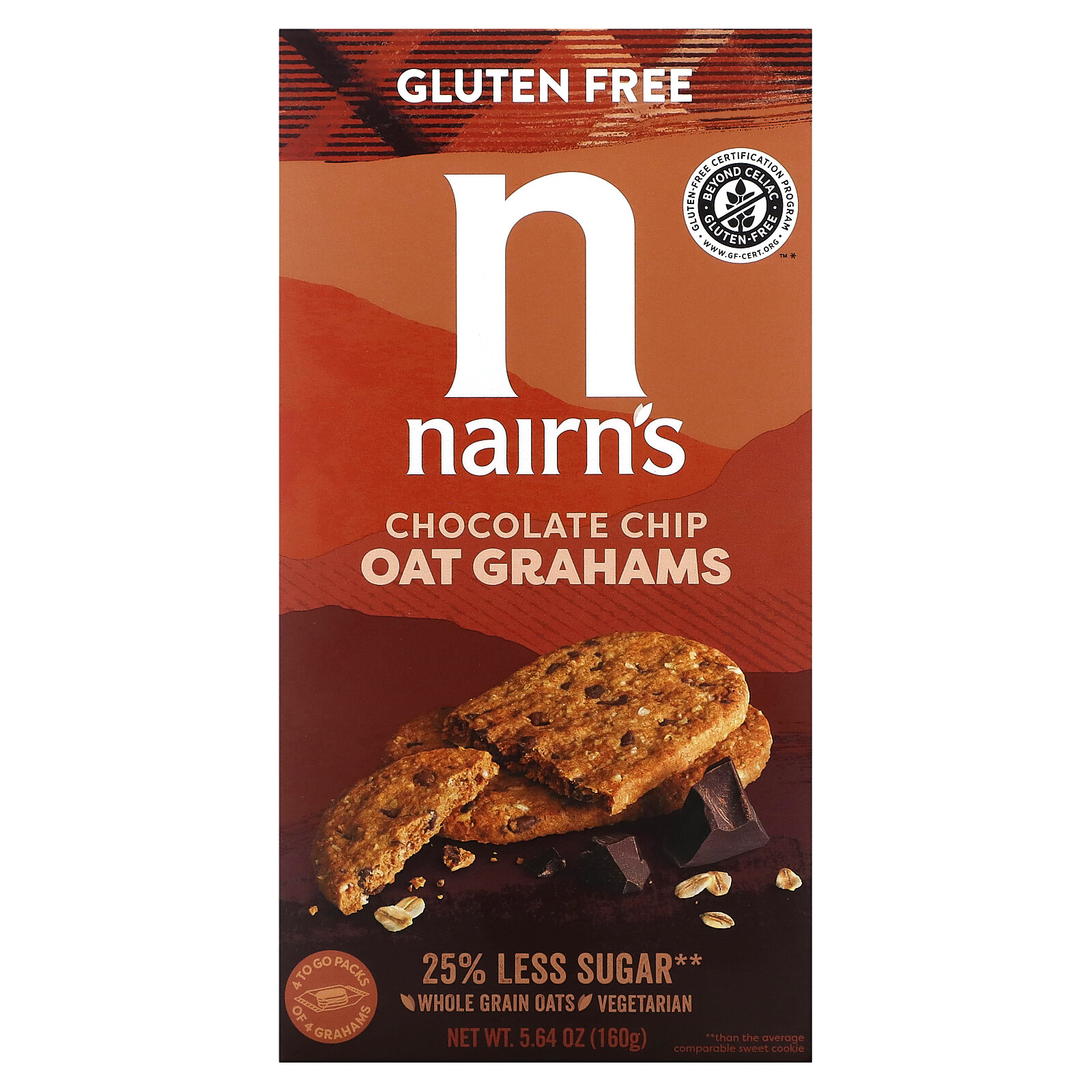 Oat Grahams, Gluten Free, Chocolate Chip, 5.64 oz (160 g) gallery
