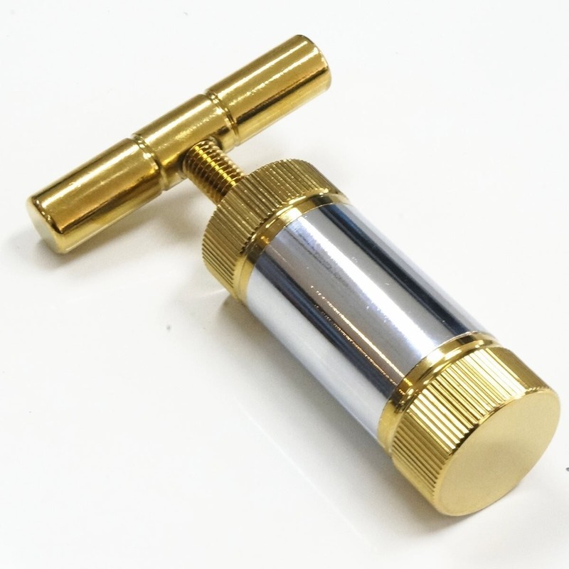 Tincture Press Small Size Handheld Press Extract Herb T Shape Brass Structure SC gallery
