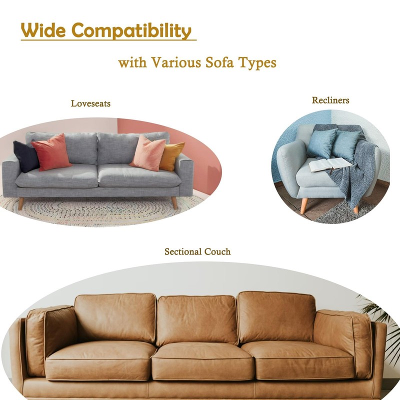 Couch Cushion Support for Sagging Seat, 35D High Density Foam Sofa Insert Rep... gallery