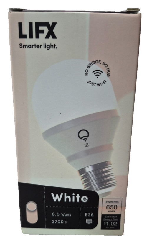 LIFX White A19 WiFi Smart LED Light Bulb Dimmable No Hub Required 650 Lumens gallery