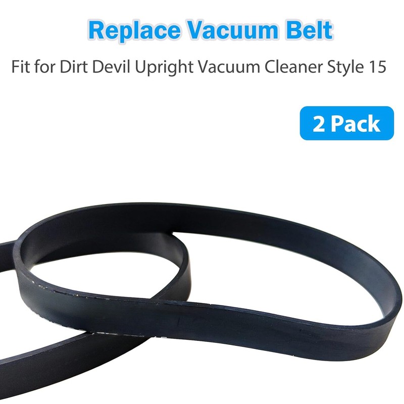 Replacement Belts for Dirt Devil Style 15 Vacuum Belts 3SN0220001 2Pack gallery