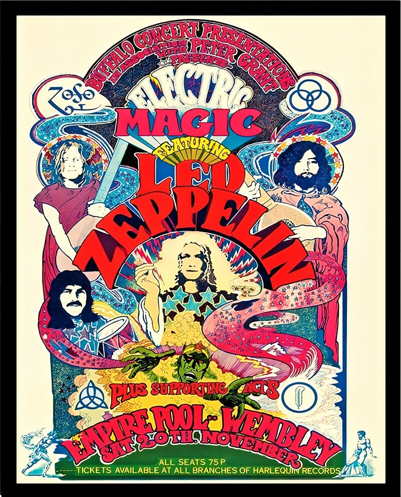 Electric Magic Led Zeppelin Rock Roll Music Group -MAGNET gallery