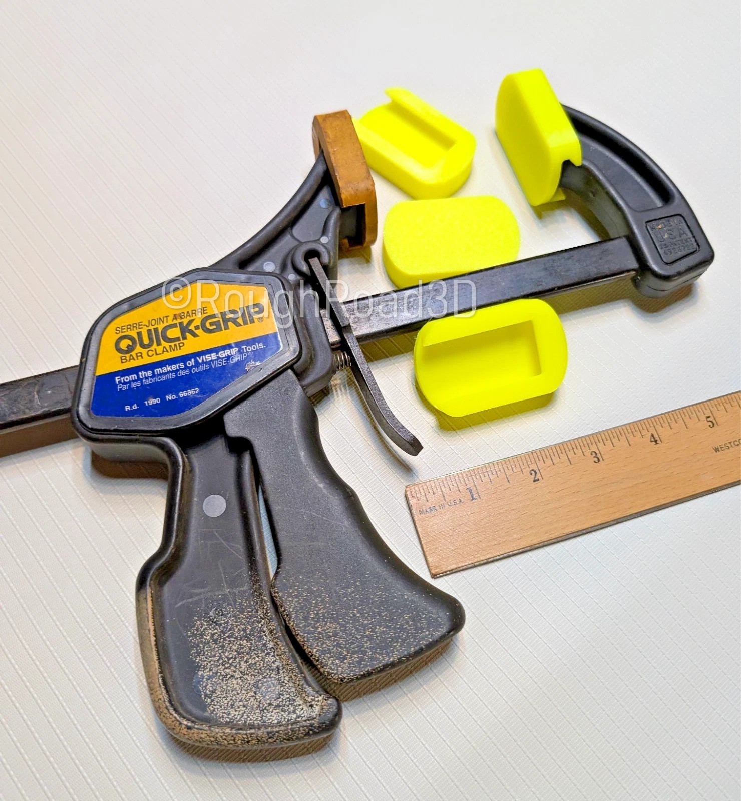 Irwin Replacement Quick Grip Jaw Pads Med-Duty 300lb Bar Clamp (4 pack) gallery