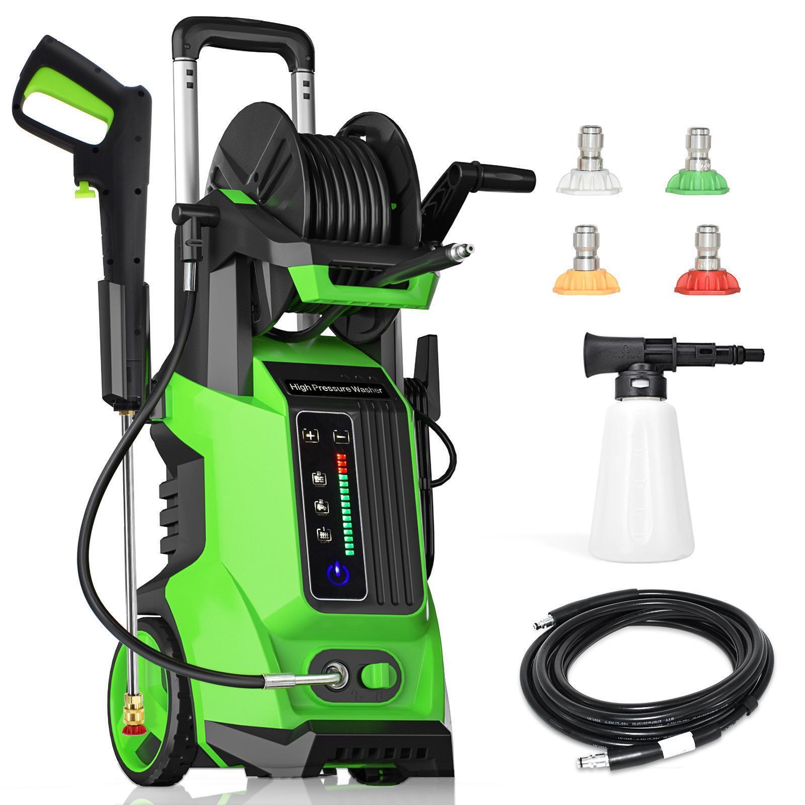 3800PSI Electric High Pressure Washer w/Touch Screen Adjustment Pressure 2.8 GPM gallery