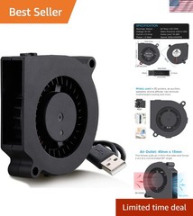 Versatile 60mm USB Cooling Fan for 3D Printers and Appliances – 34 dBA Noise