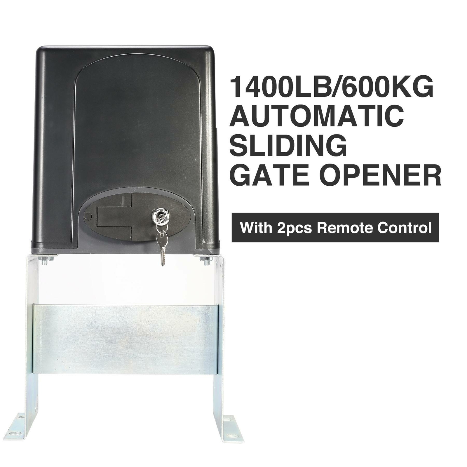1400lb High Speed Sliding Gate Opener AC Motor Remote Control Auto-sensing gallery