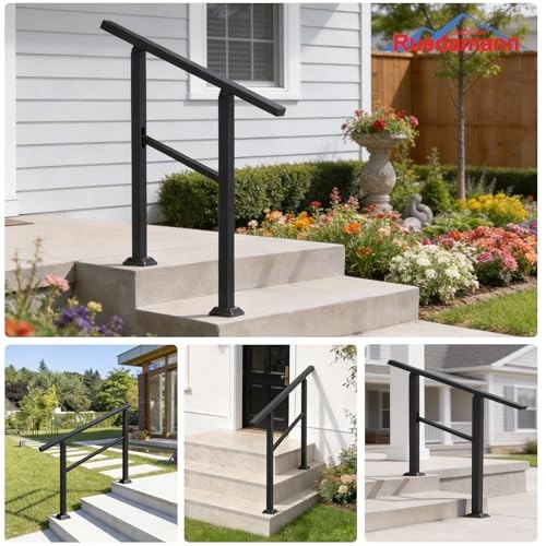 Hand Rails for Indoor & Outdoor Steps, 2-3 Step Stair 2-3 Steps Handrail gallery