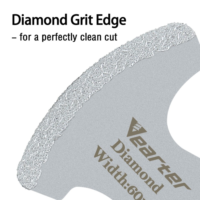 3X Oscillating Multi Tool Blade Diamond Saw Blades Set For Mortar Grout Removal gallery