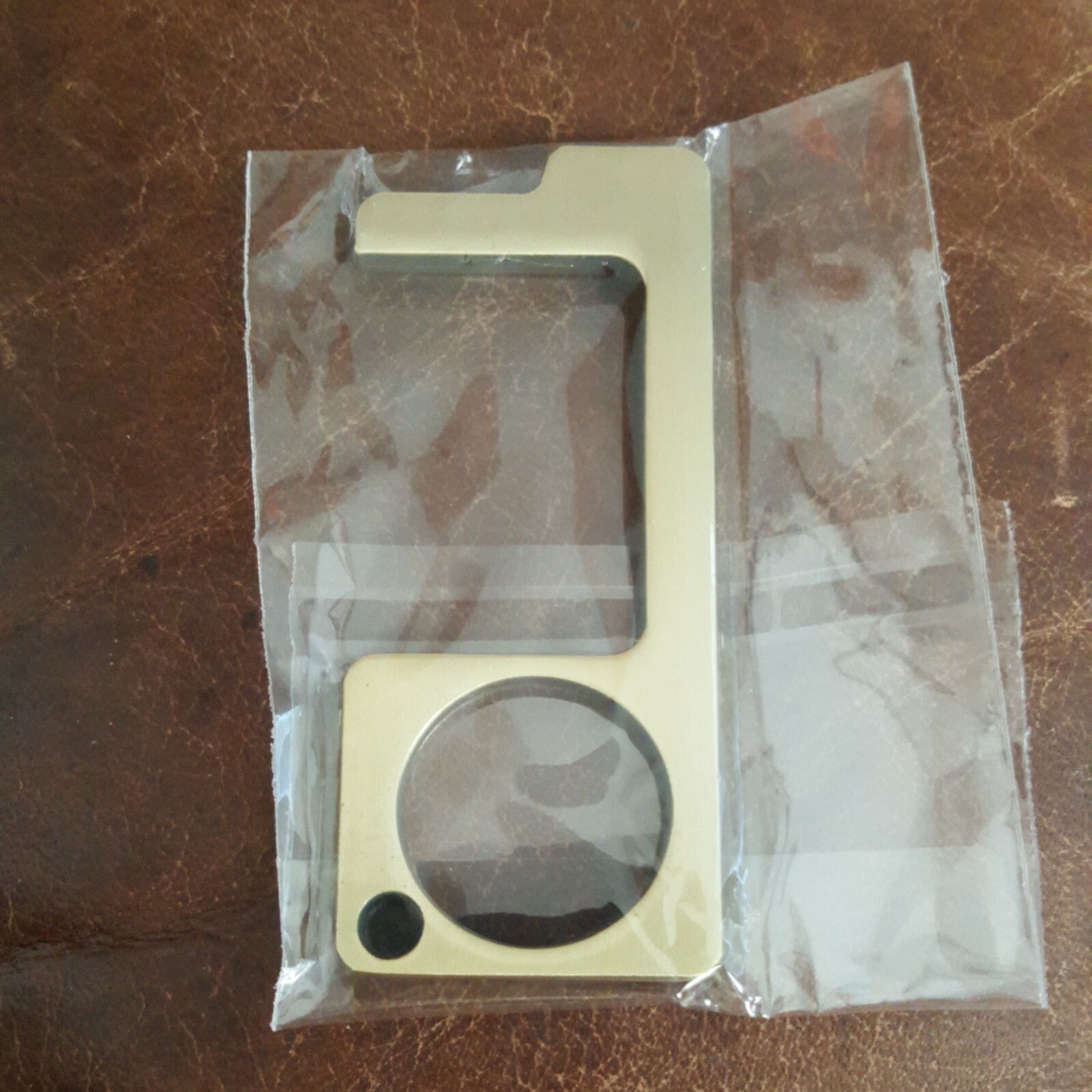 Solid Brass Touchless Antimicrobial Door Opener Hook No Touch Tool Avoid Germs gallery