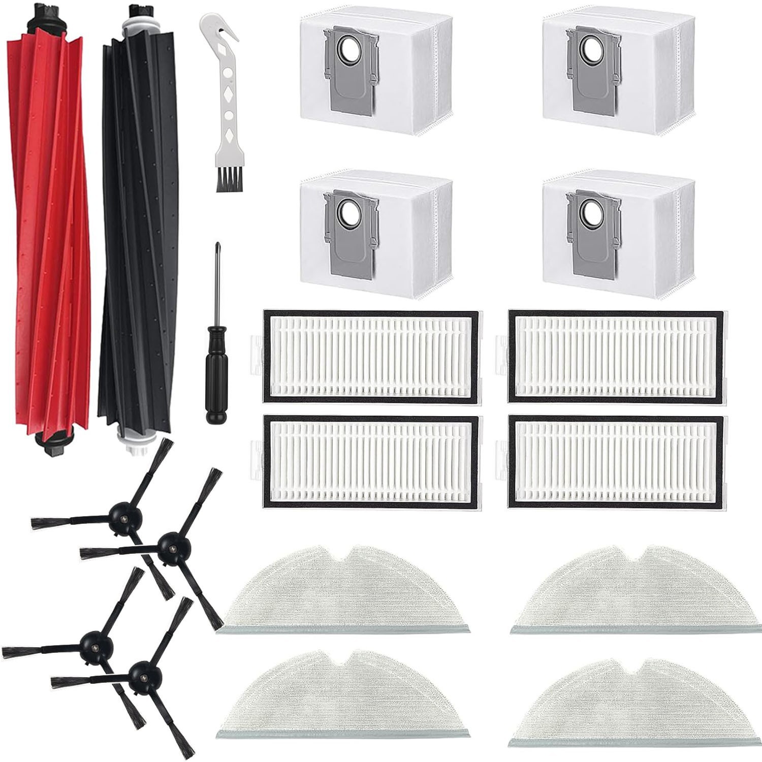20PCS Accessories Replacement Kit for Roborock Q5 Pro Plus/Q8 Max Plus Vacuum gallery