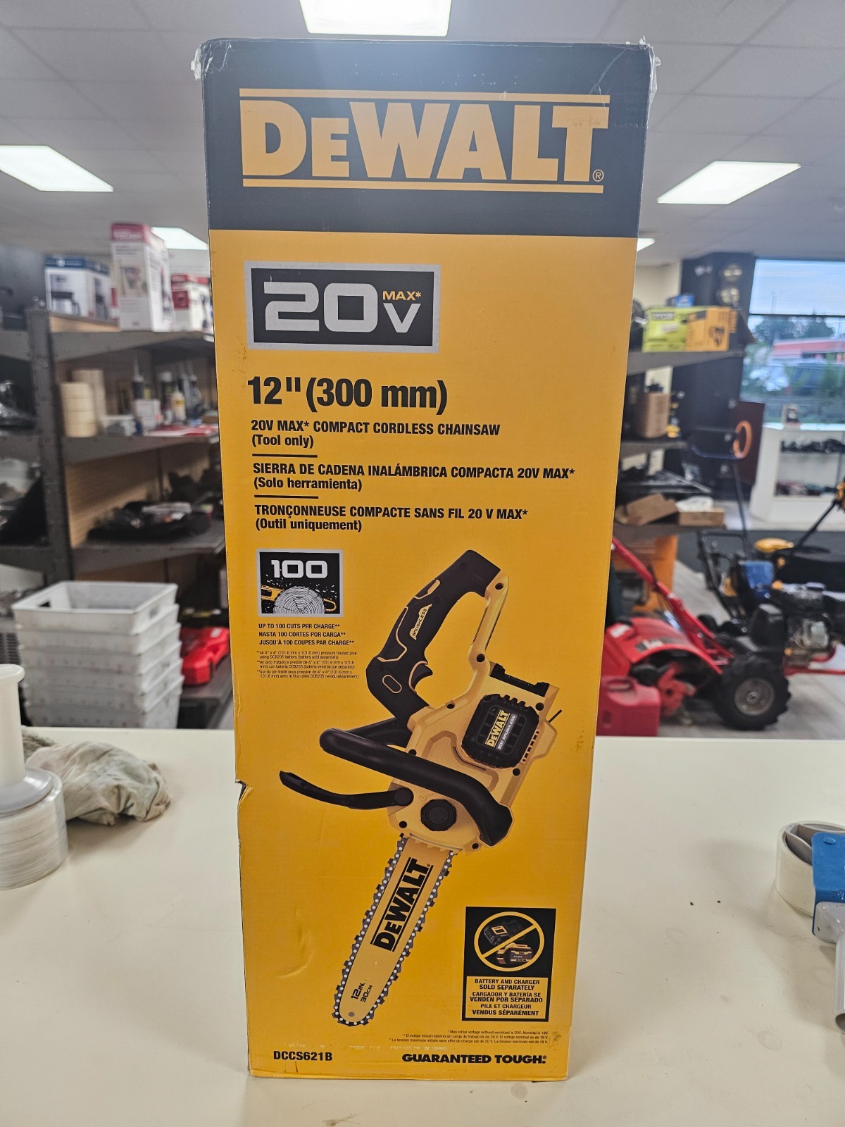 Dewalt DCCS621B 20V Max 12" Compact Cordless Chainsaw TOOL ONLY gallery