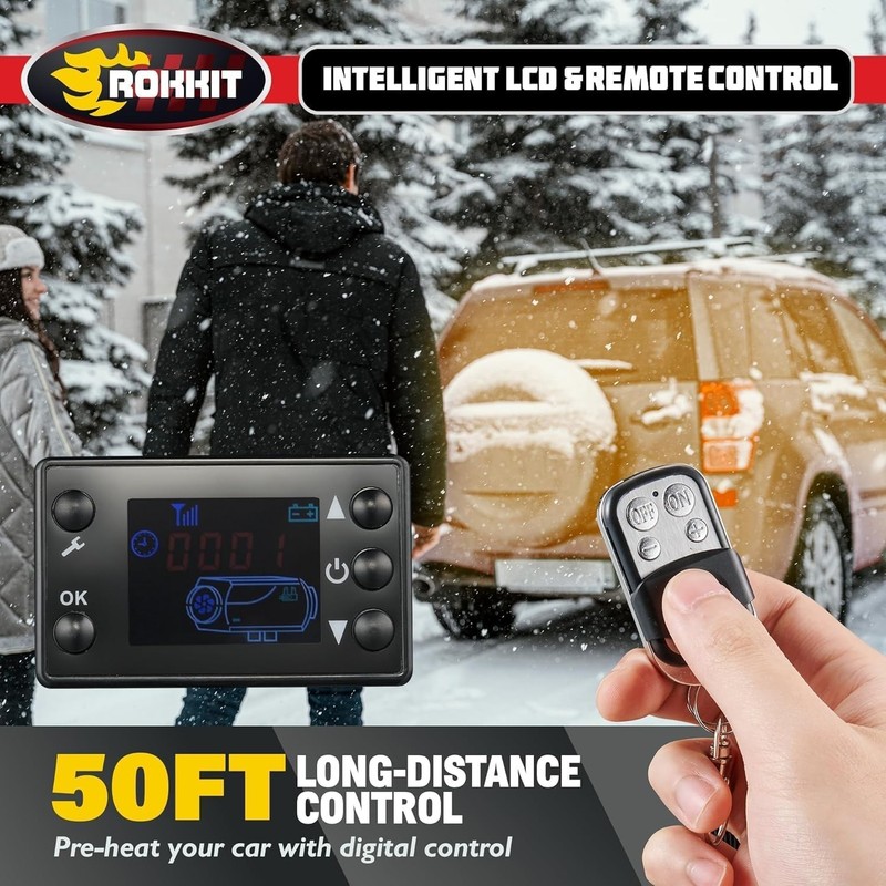 2026 Version] , 110V/12V All-in-One Diesel Air Heater, Portable Diesel Heater... gallery