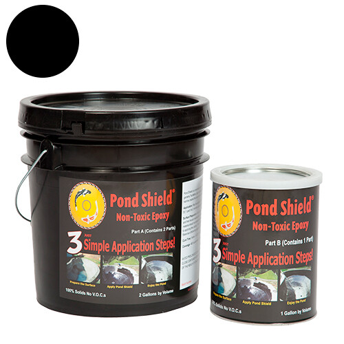 Pond Armor Pond Shield Non-Toxic Epoxy Paint - 3 Gallon BLACK gallery