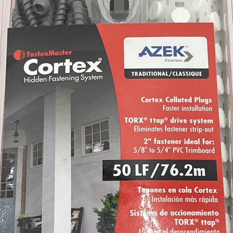 NEW!! FastenMaster Cortex Hidden Fastening System AZEK Trim 2" Screws Plugs 50LF gallery
