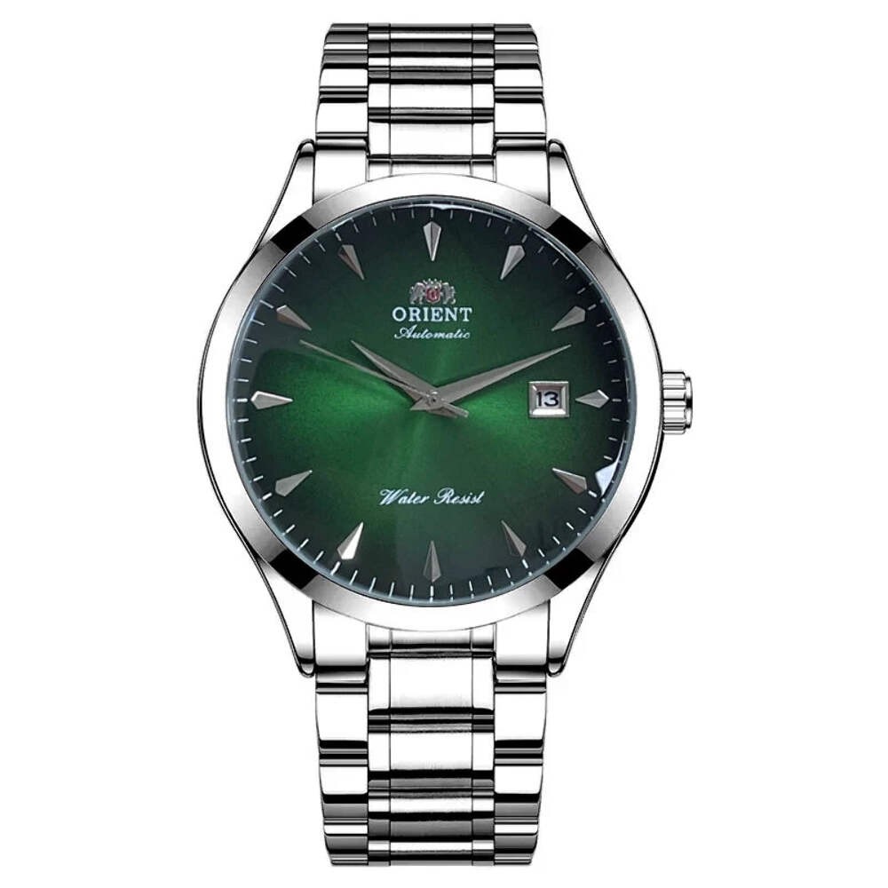 Orient Automatic Men's Watch, Black Dial Stainless Steel Band, Water Resistant C gallery